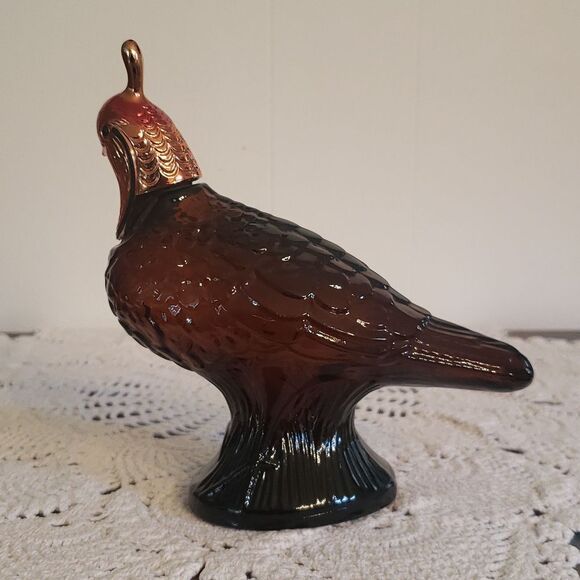 Vintage Avon Quail Glass Decanter - Picture 3 of 7